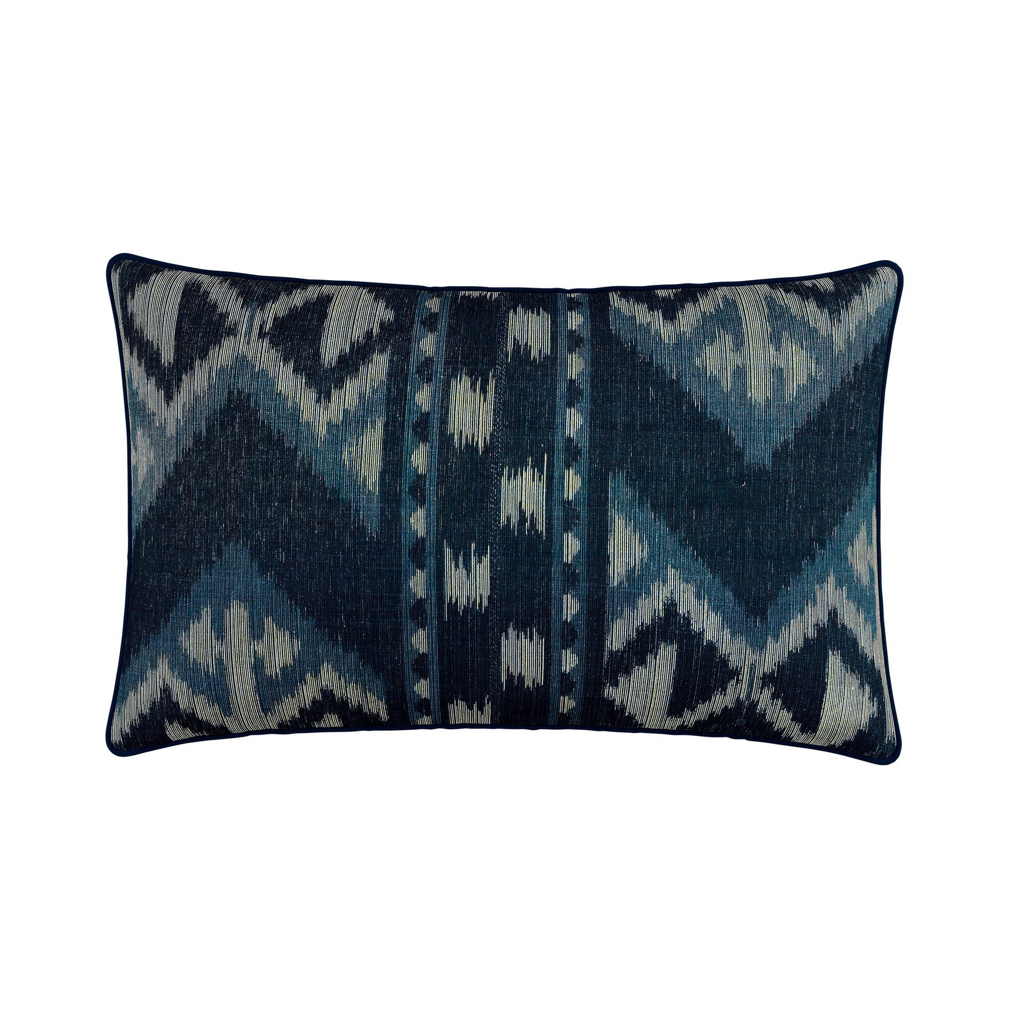 Dhaka Cushion By Bedeck Of Belfast In Chambray Blue